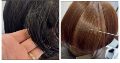 アルバージュ カラーファンタジーブロンド　ペーパープラチナプログラミング＋コットンプラチナプログラミング　ペーパーアルバージュ　コットンアルバージュ　アルミホイルアルバージュ　バイオプログラミング　カラーファンタジー107D　還元美養りずむ南青山　ハイトーン　外苑前　