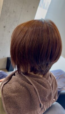 ヘアカラーの褪色　アルバージュ カラーファンタジーブロンド　ペーパープラチナプログラミング＋コットンプラチナプログラミング　ペーパーアルバージュ　コットンアルバージュ　アルミホイルアルバージュ　バイオプログラミング　カラーファンタジー107D　還元美養りずむ南青山　ハイトーン　外苑前　