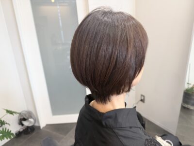 ショートボブ　カラーファンタジー107 レプロナイザー107　ヘアビューロン107　理水907　 還元美養りずむ南青山　南青山美容室　完全予約制　外苑前　南青山